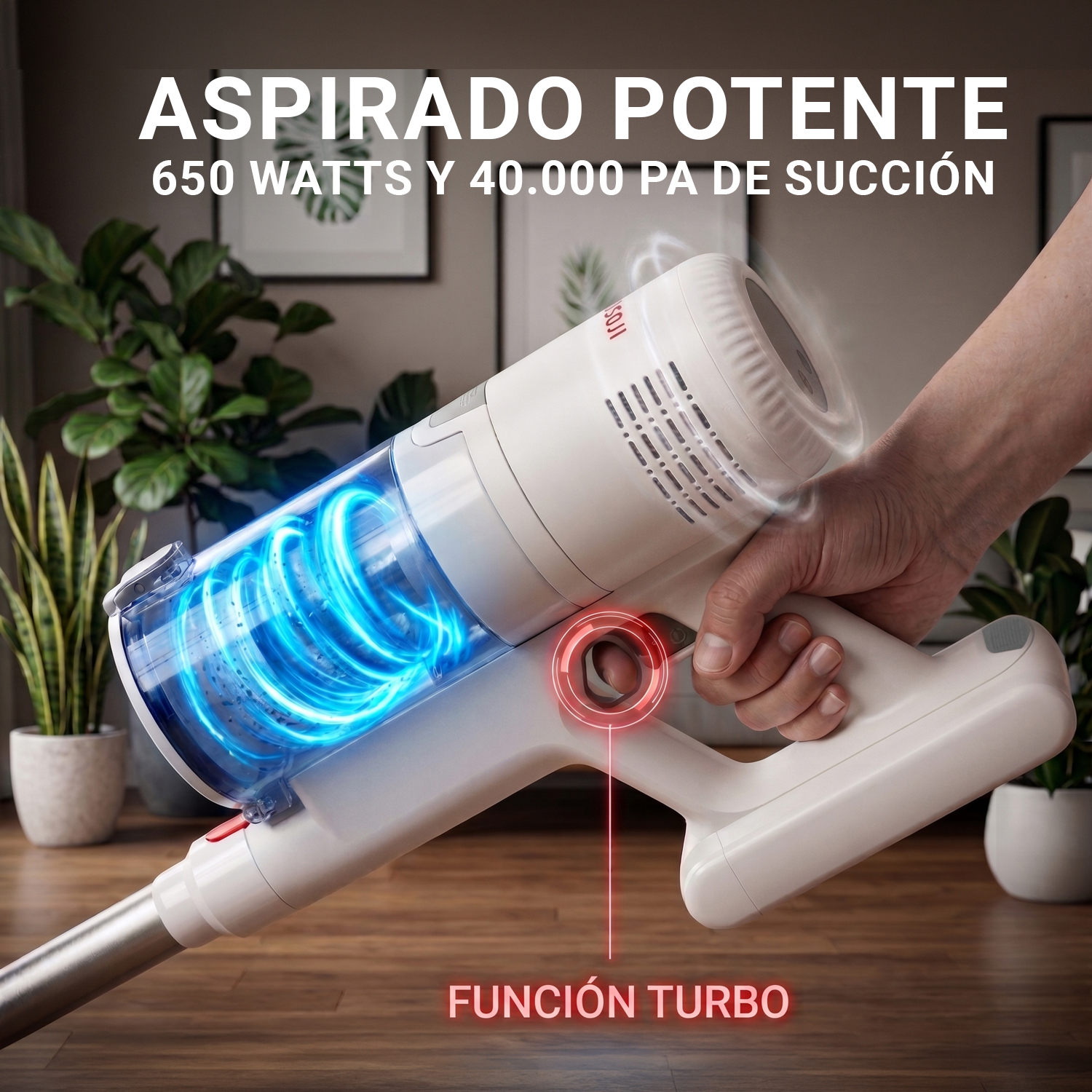 Aspiradora Inalámbrica D300 Plus