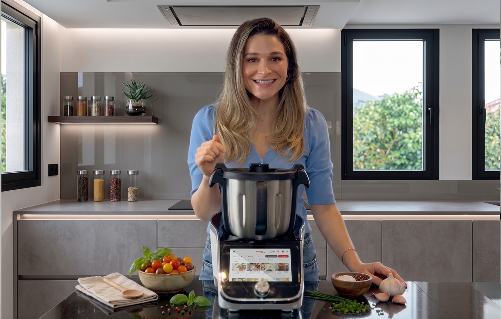 Chef presentando el Robot de Cocina OsojiMix OM3