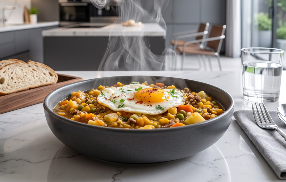 Plato casero y saludable cocinado con OsojiMix OM3